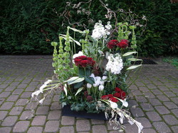 Fleurs deuil : gerbe, bouquet, composition florale deuil
